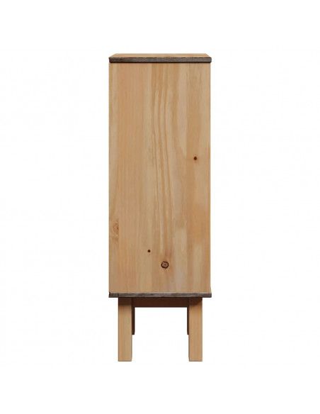 Mobile da Bagno OTTA 35x30x90 cm in Legno Massello di Pino