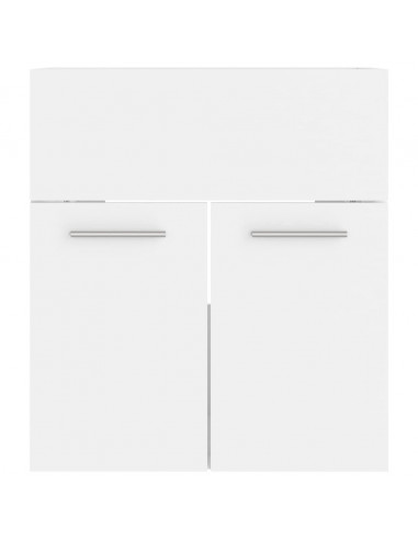 Set Mobili da Bagno Bianco in Truciolato