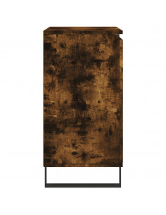 Credenza Rovere Fumo 60x35x70 cm in Legno Multistrato 2