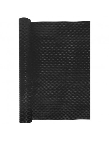 Paravento da Balcone Nero 1000x80 cm in Polyrattan