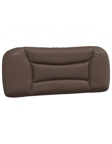 Letto con Materasso Marrone 100x200cm in Similpelle