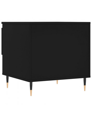 Tavolini da Salotto 2 pz Neri 50x46x50 cm in Legno Multistrato