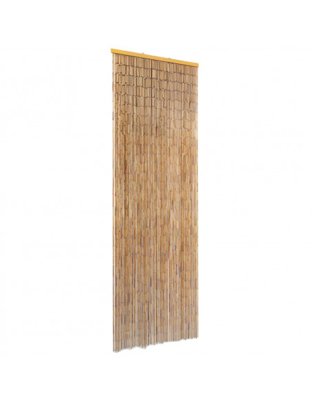 Tenda Antimosche per Porte in Bambù 56x185 cm