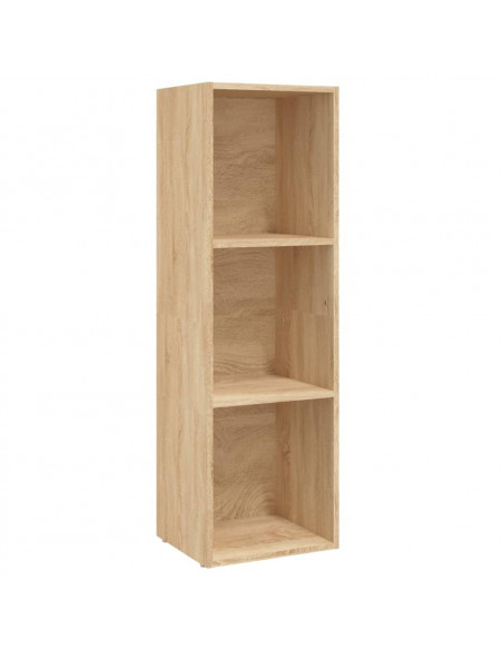 Libreria/Mobile TV Rovere Sonoma 36x30x114 cm Legno Multistrato