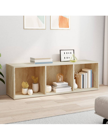 Libreria/Mobile TV Rovere Sonoma 36x30x114 cm Legno Multistrato
