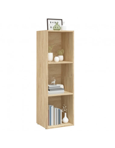 Libreria/Mobile TV Rovere Sonoma 36x30x114 cm Legno Multistrato