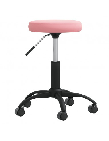 Sgabello da Massaggio in Velluto Rosa