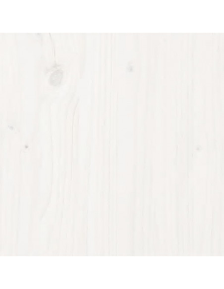 Giroletto Bianco in Legno Massello 75x190 cm Small Single