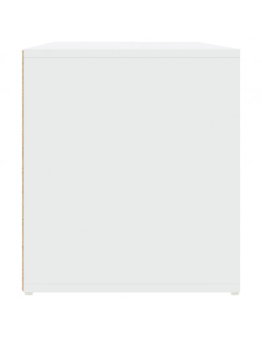 Mobile Angolare Bianco 160x40x45 cm in Truciolato