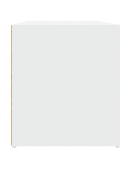 Mobile Angolare Bianco 160x40x45 cm in Truciolato