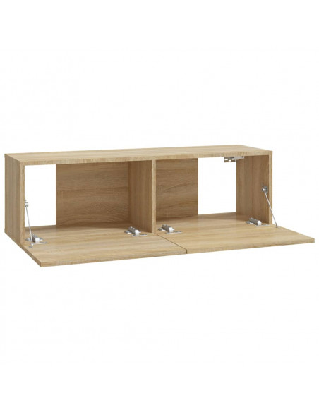 Set di Mobili Porta TV 6 pz Rovere Sonoma in Legno Multistrato