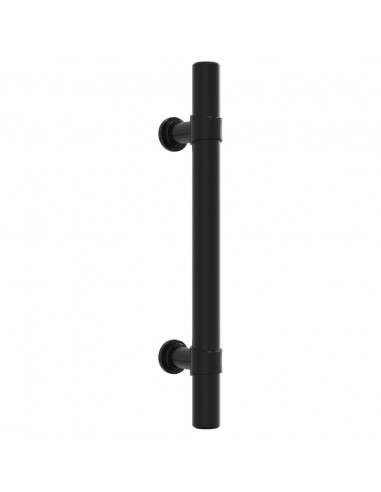 Maniglie per Mobili 10pz Nere 96mm in Acciaio Inox