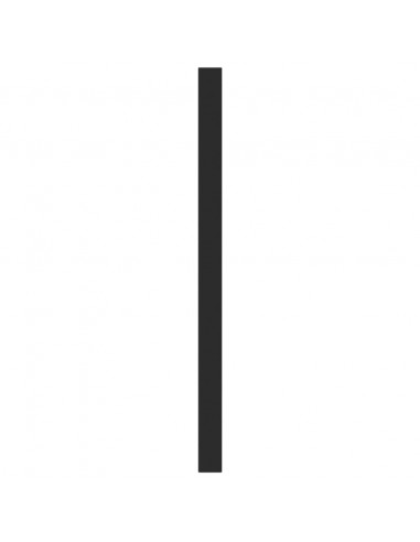 Maniglie per Mobili 10 pz Nere 192 mm in Acciaio Inox