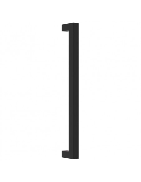 Maniglie per Mobili 10 pz Nere 224 mm in Acciaio Inox
