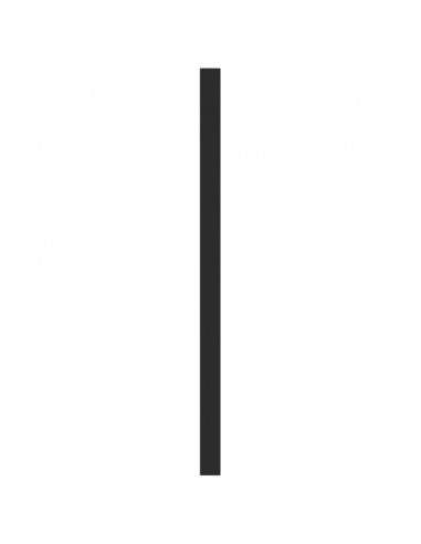 Maniglie per Mobili 10 pz Nere 224 mm in Acciaio Inox