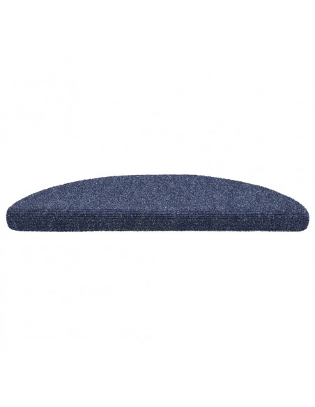 Tappetini Adesivi per Scale 5 pz 56x17x3 cm Blu Agugliati