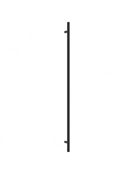 Maniglie per Mobili 20 pz Nere 480 mm in Acciaio Inox