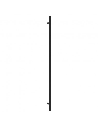 Maniglie per Mobili 5pz Nere 480mm in Acciaio Inox