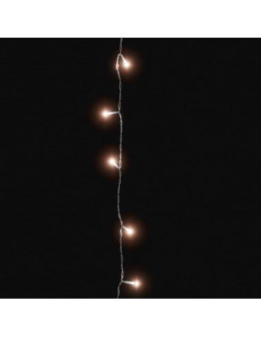 Stringa LED con 300 Luci LED Bianco Caldo 30 m PVC