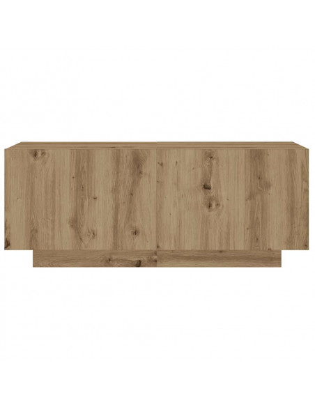 Mobile Porta TV con LED Artigianale 160x35x40 cm in Truciolato