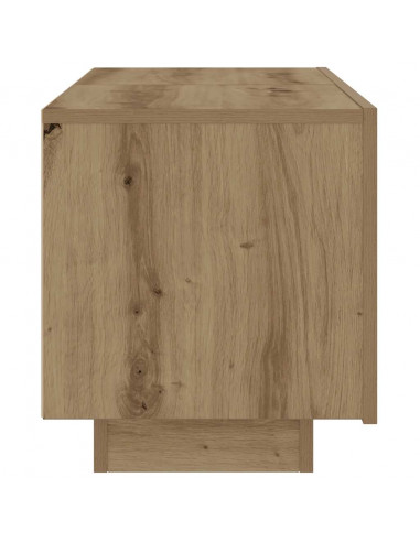 Mobile Porta TV con LED Artigianale 160x35x40 cm in Truciolato