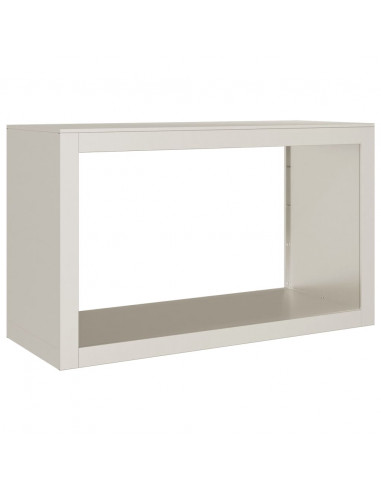 Rastrelliera per Legna 100x40x60 cm in Acciaio Corten