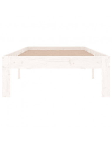 Giroletto Bianco in Legno Massello 75x190 cm Small Single