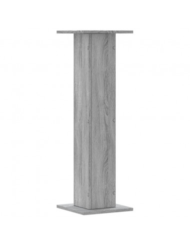 Supporti per Piante 2 pz Grigio Sonoma 30x30x95cm in Truciolato