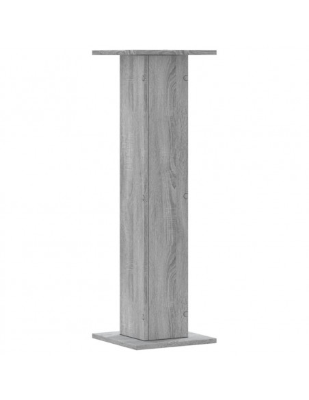 Supporti per Piante 2 pz Grigio Sonoma 30x30x95cm in Truciolato