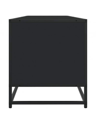 Mobile Porta TV Nero 180,5x40x46 cm in Truciolato