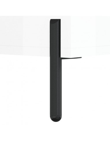 Mobile Porta TV Bianco Lucido 80x36x50 cm in Legno Multistrato