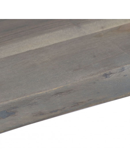Tavolino da Salotto con Bordi Vivi 115x60x40 cm Massello Acacia