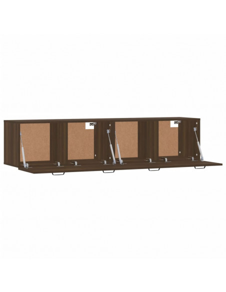 Mobili Parete 2 pz Rovere Marrone 60x36,5x35 cm in Multistrato