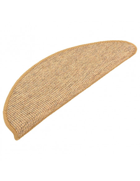 Tappetini Autoadesivi per Scale 15 pz Arancioni 65x21x4 cm