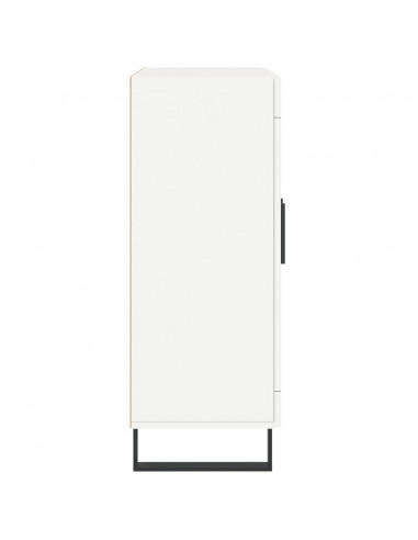 Credenza Bianca 69,5x34x90 cm in Legno Multistrato