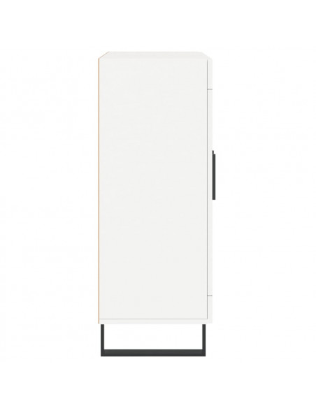 Credenza Bianca 69,5x34x90 cm in Legno Multistrato