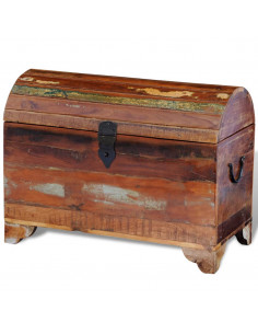 Cassa di Stoccaggio in Legno Massello di Recupero 2