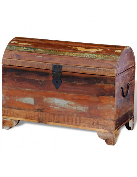 Cassa di Stoccaggio in Legno Massello di Recupero