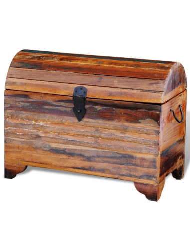 Cassa di Stoccaggio in Legno Massello di Recupero