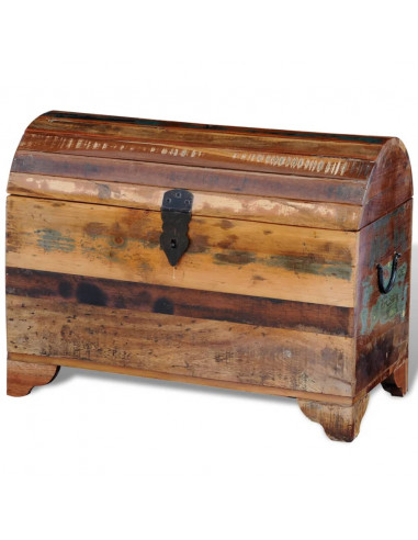 Cassa di Stoccaggio in Legno Massello di Recupero