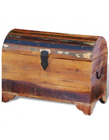 Cassa di Stoccaggio in Legno Massello di Recupero