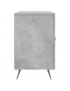 Credenza Grigio Cemento 100x36x60 cm in Legno Multistrato 2