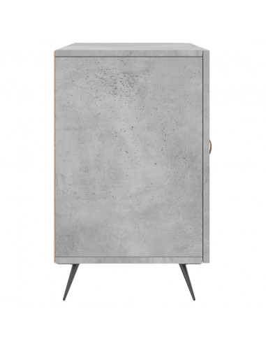 Credenza Grigio Cemento 100x36x60 cm in Legno Multistrato