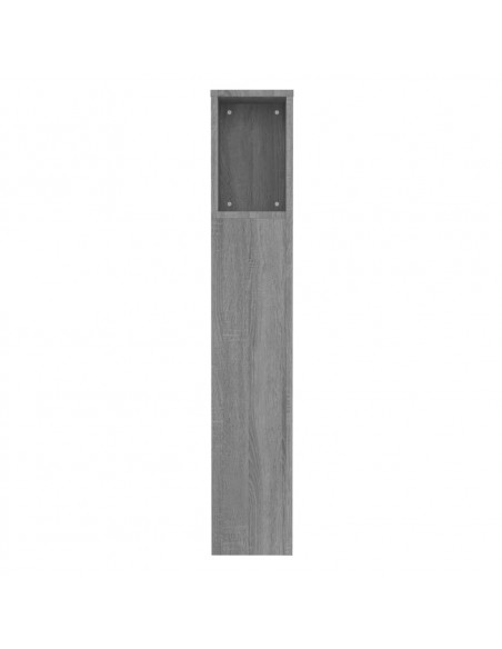 Testiera con Scomparti Grigio Sonoma 100x18,5x104,5 cm