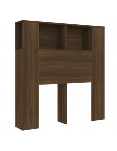 Testiera con Scomparti Rovere Marrone 100x18,5x104,5 cm 2