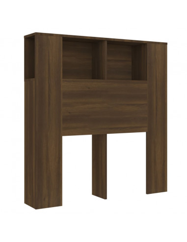 Testiera con Scomparti Rovere Marrone 100x18,5x104,5 cm