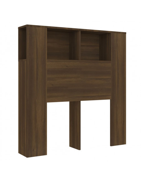 Testiera con Scomparti Rovere Marrone 100x18,5x104,5 cm
