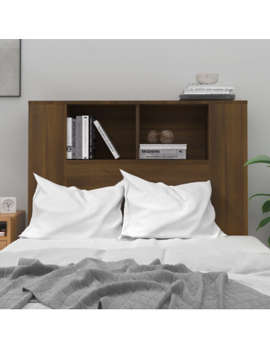 Testiera con Scomparti Rovere Marrone 100x18,5x104,5 cm