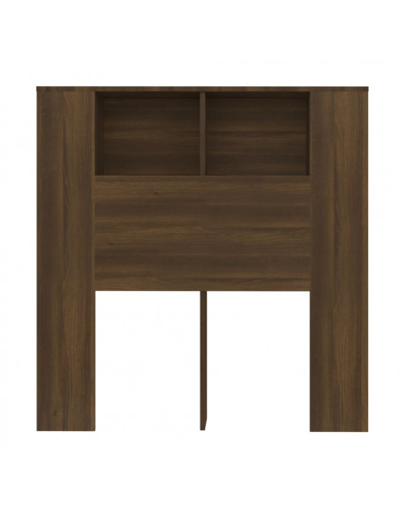 Testiera con Scomparti Rovere Marrone 100x18,5x104,5 cm