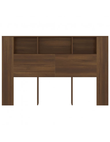 Testiera con Scomparti Rovere Marrone 160x18,5x104,5 cm